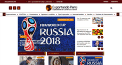Desktop Screenshot of exportando-peru.com
