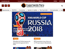 Tablet Screenshot of exportando-peru.com